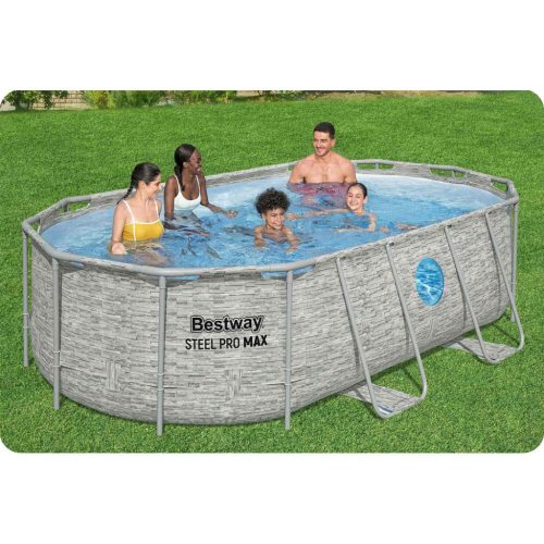 Keretes kerti medence 427 x 250 x 100 cm 12 az 1-ben Bestway 56714N