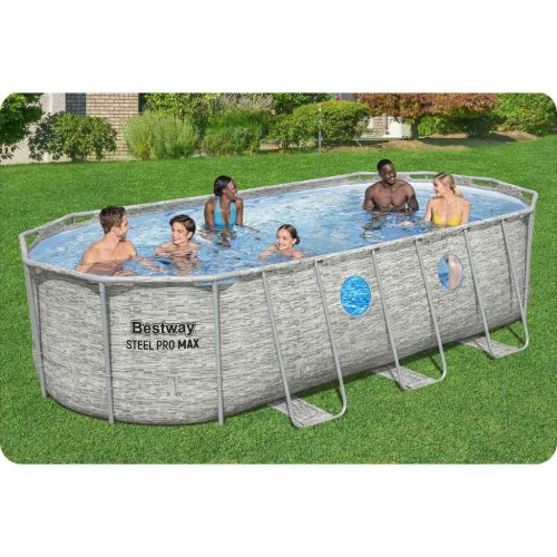 Keretes kerti medence 549 x 274 x 122 cm12in1 Bestway 56716N