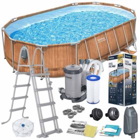   Keretes kerti medence 610 x 366 x 122 cm 13 az 1-ben Bestway 56719N