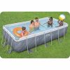 Keretes kerti medence 404 x 201 x 100 cm 11 az 1-ben Bestway 56721