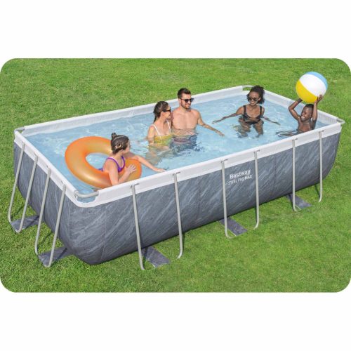 Keretes kerti medence 404 x 201 x 100 cm 11 az 1-ben Bestway 56721