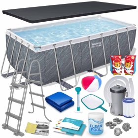   Keretes kerti medence 412 x 201 x 122 cm 17 az 1-ben Bestway 56722