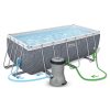 Keretes kerti medence 412 x 201 x 122 cm 17 az 1-ben Bestway 56722