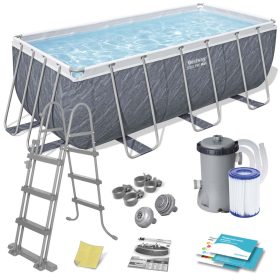   Keretes kerti medence 412 x 201 x 122 cm 11 az 1-ben Bestway 56722