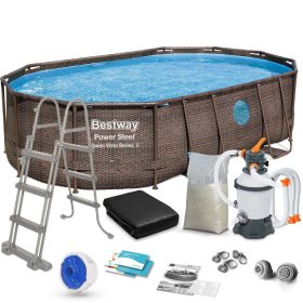   Keretes kerti medence 488 x 305 x 107 cm 12 az 1-ben Bestway 56946