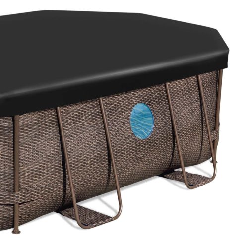 Keretes kerti medence 488 x 305 x 107 cm 12 az 1-ben Bestway 56946