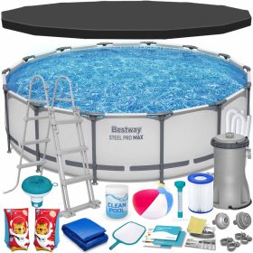 Keretes kerti medence 427 x 107 cm 19 az 1-ben Bestway 56950