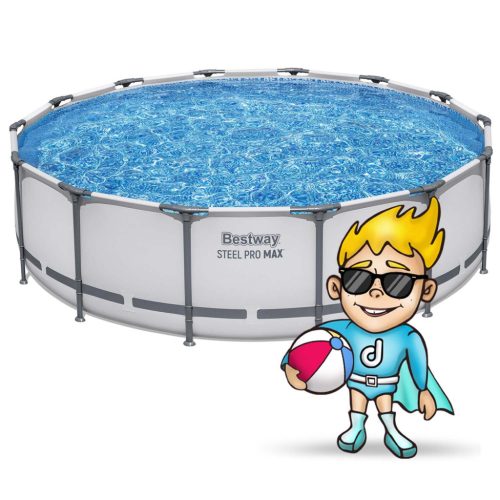 Keretes kerti medence 427 x 107 cm 11 az 1-ben Bestway 56950