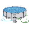 Keretes kerti medence 427 x 107 cm 11 az 1-ben Bestway 56950