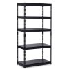 Fém raktári polc 183 x 90 x 45 cm Humberg HR-700 fekete