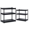 Fém raktári polc 183 x 90 x 45 cm Humberg HR-700 fekete