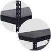 Fém raktári polc 183 x 90 x 45 cm Humberg HR-700 fekete