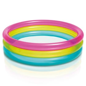  Felfújható medence Rainbow 3 gyűrű 86 x 25 cm INTEX 57104