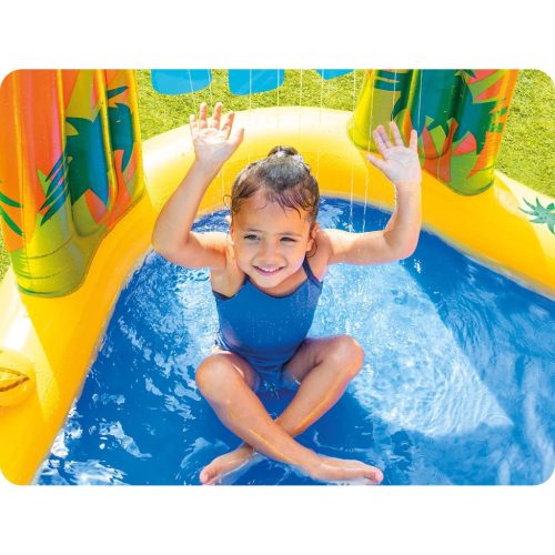 Dinoszauruszok játszótér csúszdával 249 x 191 x 109 cm INTEX 57444