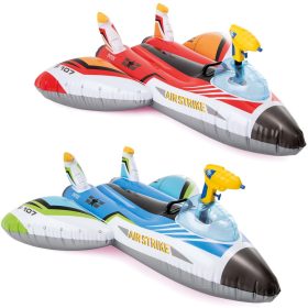 Felfújható repülő ágyúval INTEX 57536 piros