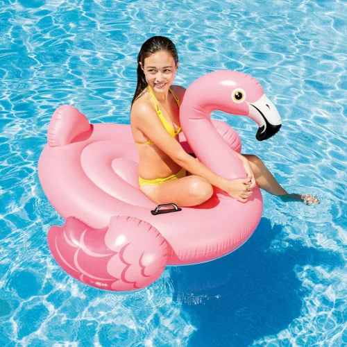 Felfújható flamingó sziget 142 x 137 x 97 cm INTEX 57558