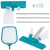Medencetisztító készlet, 167 cm-es pálca + porszívó + Bestway 58013 háló