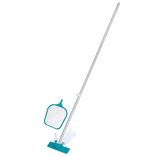 Medencetisztító készlet, 167 cm-es pálca + porszívó + Bestway 58013 háló