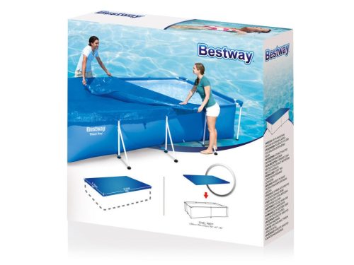 Fedő vázas medencéhez 259 x 170 cm Bestway 58105