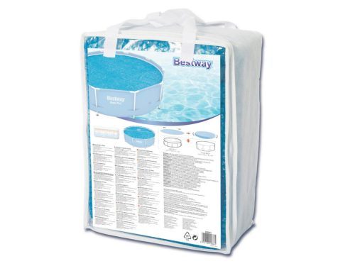 Napelemes burkolat keretes medencékhez 305 cm Bestway 58241