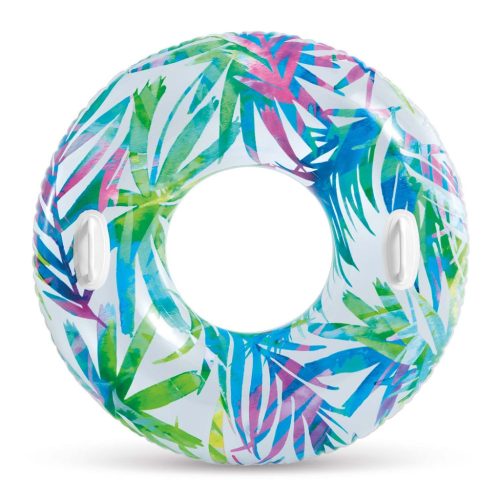 Úszógyűrű színes levelei 97 cm XL INTEX 58263
