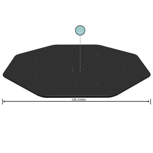 Huzat egy 396 cm-es Bestway 58292 vázas medencéhez