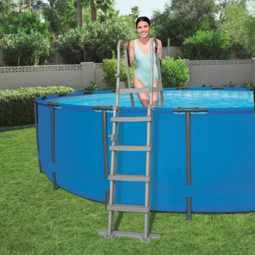 Biztonsági létra úszómedencékhez 132 cm Bestway 58332