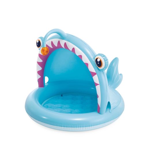 Pancsoló medence tetővel Fish-horgász 102 x 94 cm Intex 58419