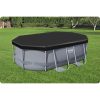 Fedő ovális vázas medencéhez 300 x 200 x 84 cm Bestway 58424