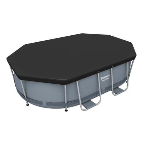Fedő ovális vázas medencéhez 300 x 200 x 84 cm Bestway 58424