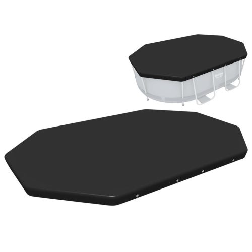 Fedő ovális vázas medencéhez 300 x 200 x 84 cm Bestway 58424