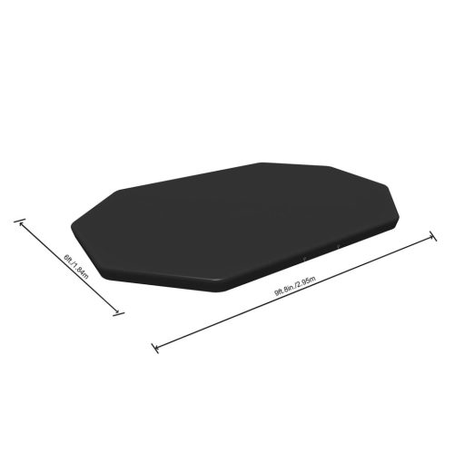 Fedő ovális vázas medencéhez 300 x 200 x 84 cm Bestway 58424
