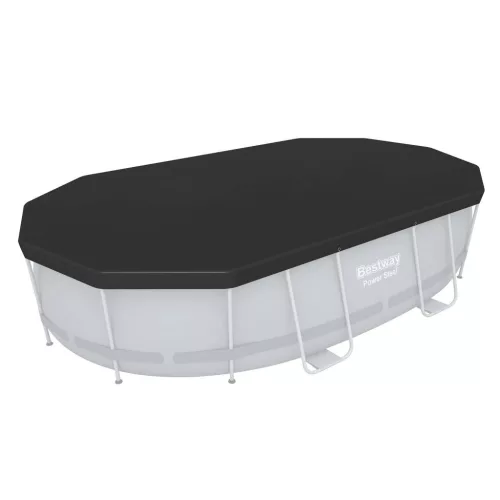 Fedő ovális vázas medencéhez 427 x 250 x 100 cm Bestway 58425