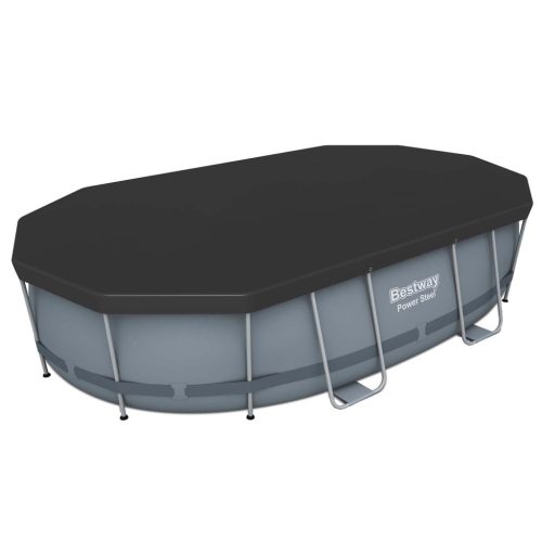 Fedő ovális vázas medencéhez 427 x 250 x 100 cm Bestway 58425