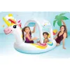 Zuhanytálca tetővel Unicorn 254 x 132 cm Intex 58435