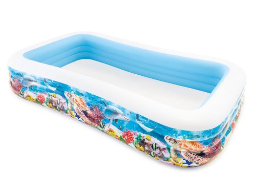Rybki felfújható medence 305 x 183 x 56 cm INTEX 58485