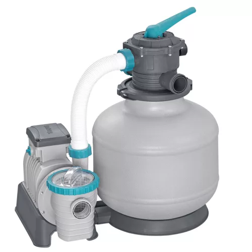 Homokszivattyú medencékhez 11355 L/h Bestway 58486 + többfunkciós tabletták
