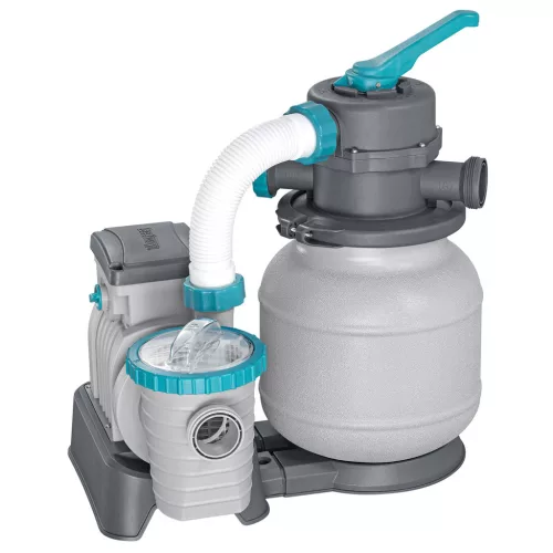 Bestway FlowClear homokszűrős szivattyú úszómedencékhez + többfunkciós tabletták, 6056 l/h - Bestway 58497