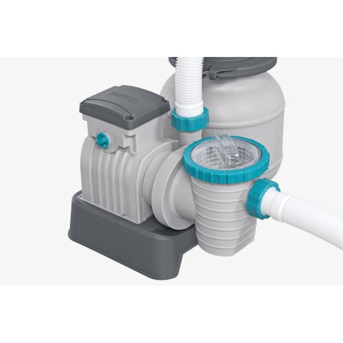 Bestway FlowClear homokszűrős szivattyú úszómedencékhez + többfunkciós tabletták, 6056 l/h - Bestway 58497