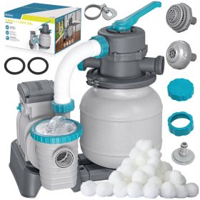   Bestway Flowclear homokszűrős szivattyú úszómedencékhez + szűrőgolyók, 6056 l/h - Bestway 58497