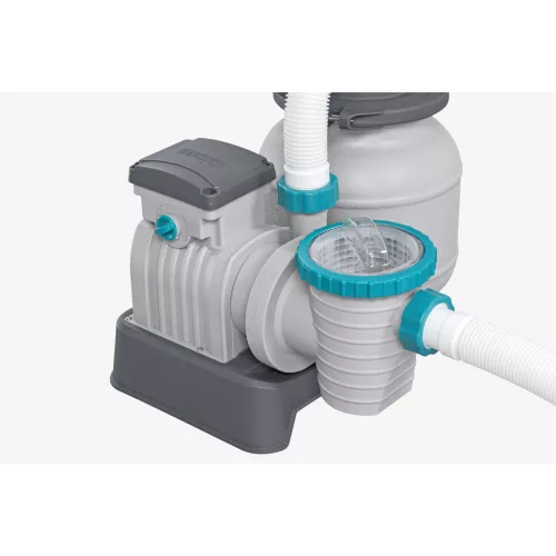 Bestway Flowclear homokszűrős szivattyú úszómedencékhez + szűrőgolyók, 6056 l/h - Bestway 58497