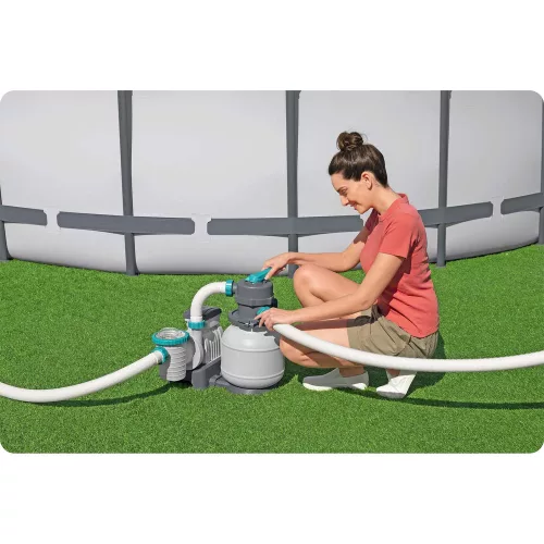 Homokszivattyú 6056 l/h Bestway 58497 + homok 25kg