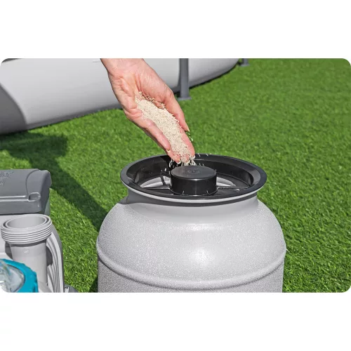 Homokszivattyú 6056 l/h Bestway 58497 + homok 25kg