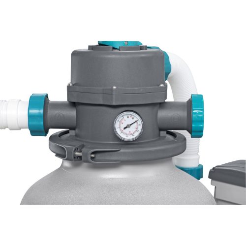 Bestway Flowclear homokszűrős vízforgató rendszer időzítővel úszómedencékhez + szűrőgolyók, 8327l/h - Bestway 58499