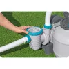 Bestway Flowclear homokszűrős vízforgató rendszer időzítővel úszómedencékhez + szűrőgolyók, 8327l/h - Bestway 58499