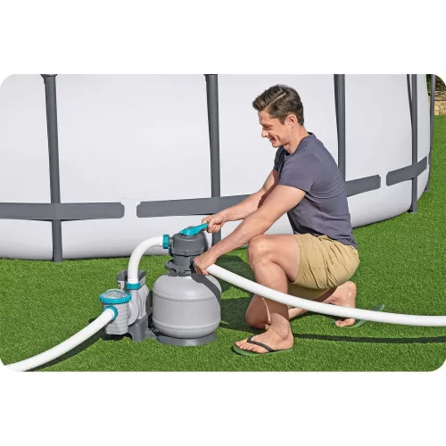 Homokszivattyú 8327 l/h Bestway 58499 + homok 25kg