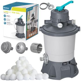   Bestway Flowclear homokszűrős szivattyú úszómedencékhez + szűrőgolyók, 3596l/h - Bestway 58515
