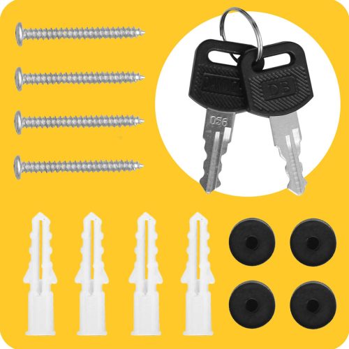 Postafiók 37,5x30,5x12 cm fekete HM-860