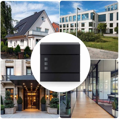 Postafiók 37x37x10,5 cm antracit HM-863