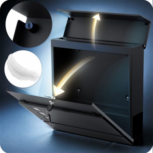 Postafiók 37x37x10,5 cm antracit HM-863